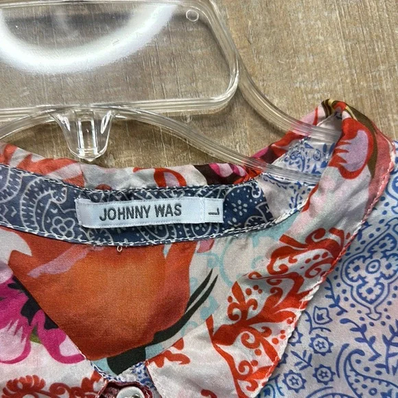 Colorful Floral Patchwork Blouse